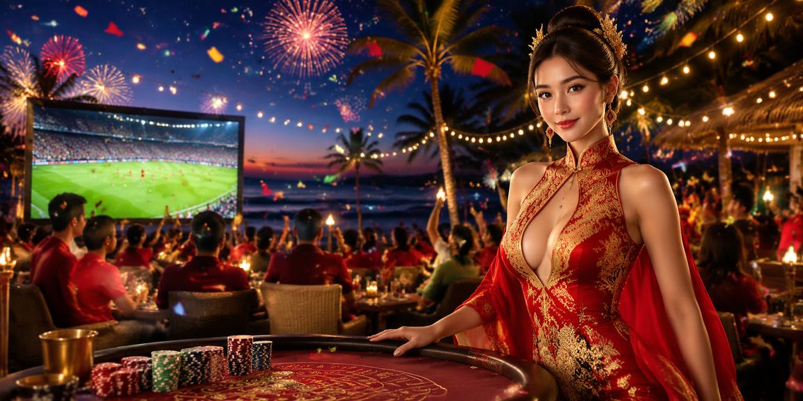 Người chơi thư giãn tại bãi biển Phú Quốc và theo dõi cược thể thao